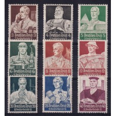 ALEMANIA 1934 Yv 513/21 SERIE COMPLETA NUEVA CON GOMA MUY LINDA 110 €